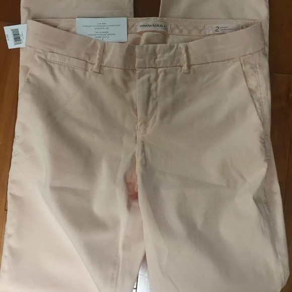 Banana Republic Pale Pink Chino New - Picture 5 of 6